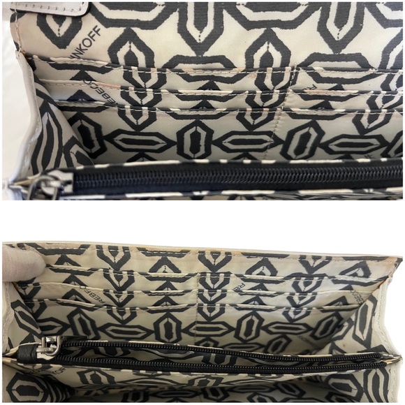 🎉Poshiversary SALE🎉Rebecca Minkoff Studded White Leather Crossbody Wallet - Picture 15 of 17